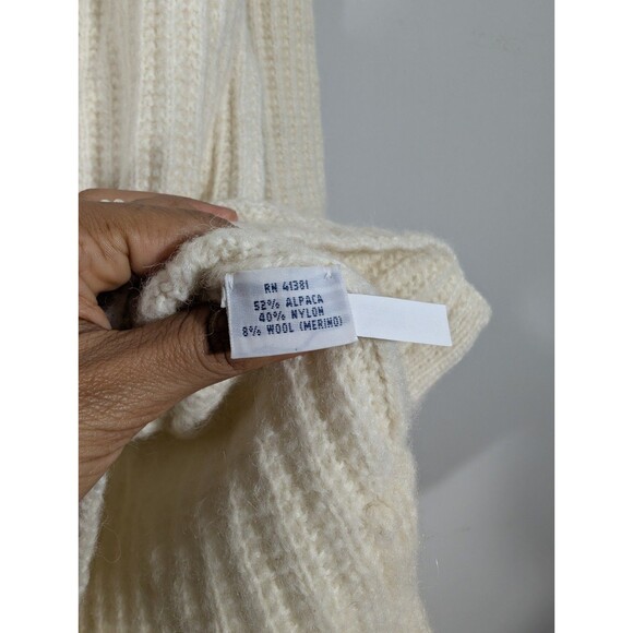 POLO Ralph Lauren Womens Beige Alpaca Blend Turtleneck Tunic Sweater Sz S Mature - Picture 4 of 7